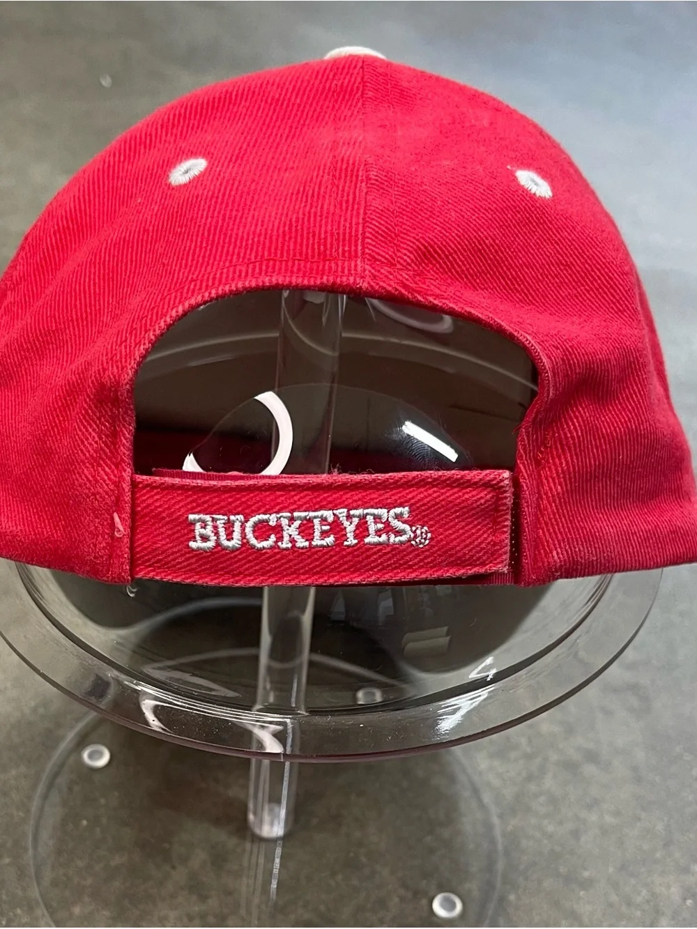 Vintage Ohio State Buckeyes Red Adjustable Hat Cap